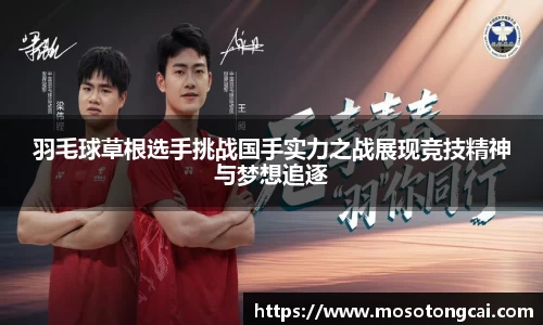 羽毛球草根选手挑战国手实力之战展现竞技精神与梦想追逐